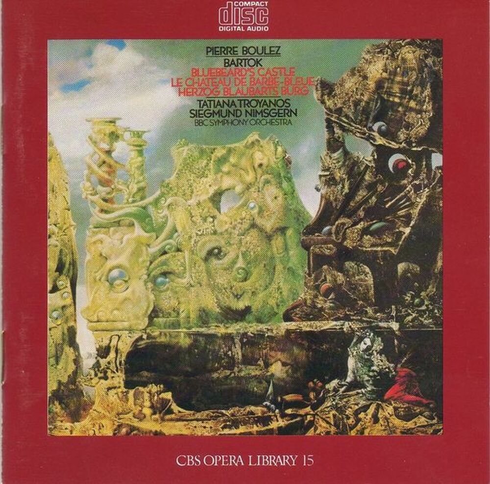 Bela Bartok : Le ch&acirc;teau de Barbe-Bleue CD et vinyles