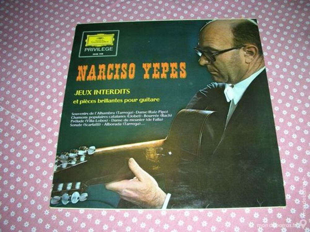 NARCISSO YEPES, vinyle 33 ts CD et vinyles