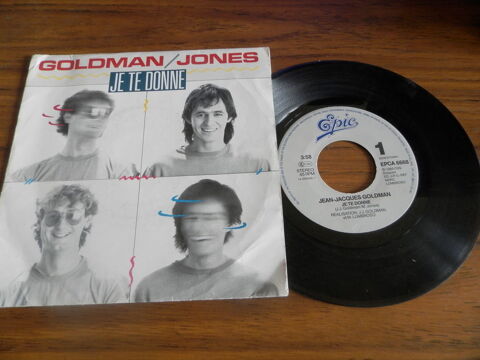 Goldman Jones  -  Je te donne - confidentiel 2 Paris 12 (75)