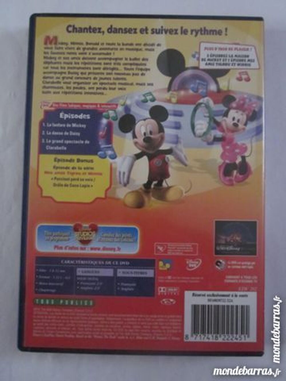 DVD DISNEY - LA FANFARE DE MICKEY DVD et blu-ray