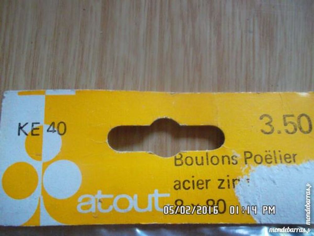 3 boulons POELIER Bricolage