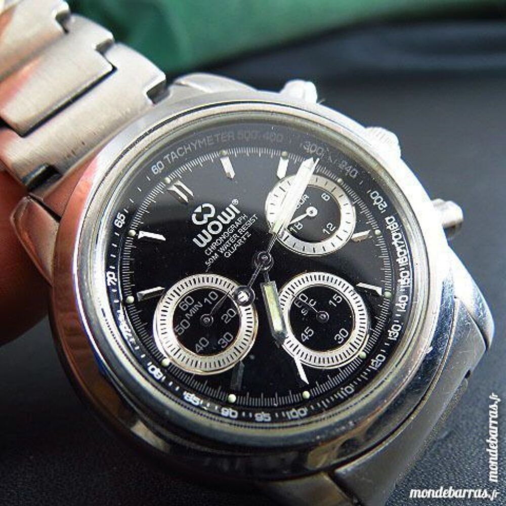 WOWI CHRONO VD54B montre homme DIV0290 Bijoux et montres