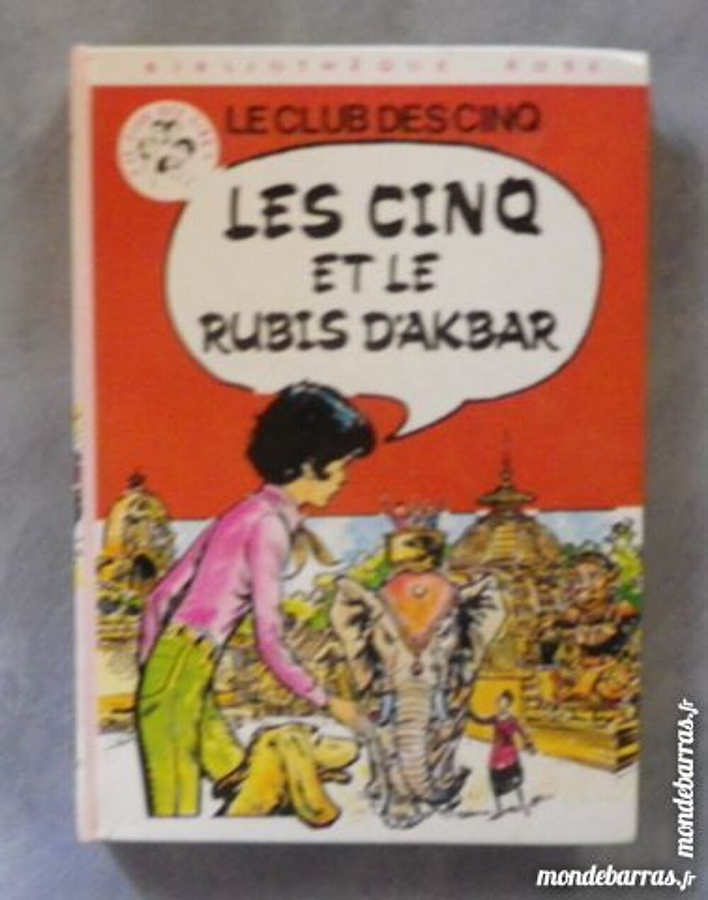 LES CINQ ET LE RUBIS D'AKBAR BIBLIO ROSE 1981 Livres et BD