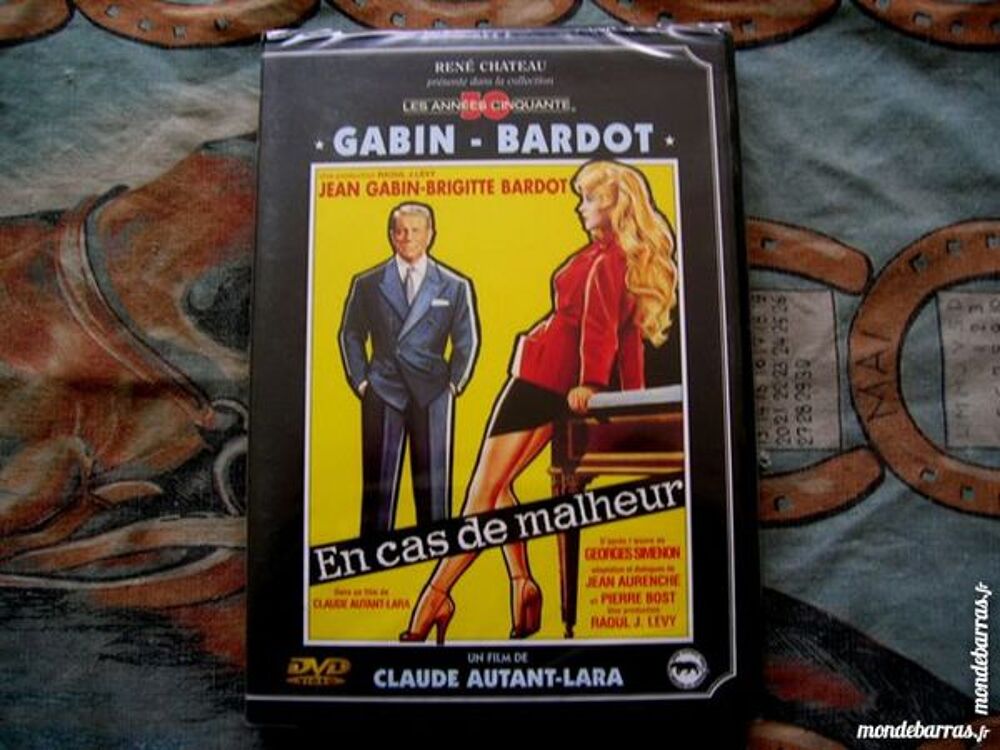 DVD EN CAS DE MALHEUR - GABIN - Ren&eacute; CHATEAU DVD et blu-ray