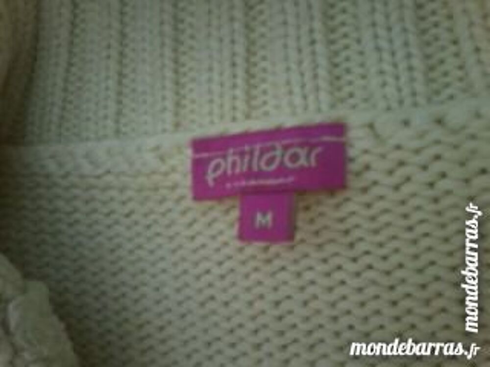 GILET JAUNE TAILLE M 38/40 PHILDAR D'OCCAS. Vêtements