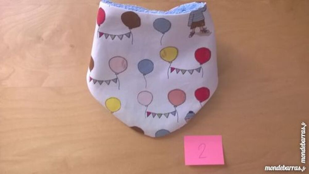 bavoir bandanas r&eacute;versible pour b&eacute;b&eacute; Puériculture