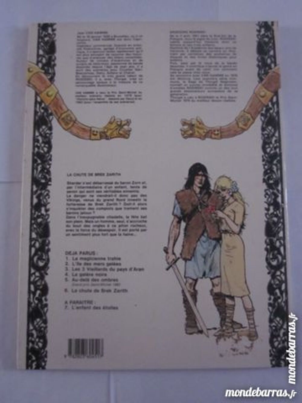 BD E O THORGAL N&deg; 6 LA CHUTE DE BREK ZARITH Livres et BD