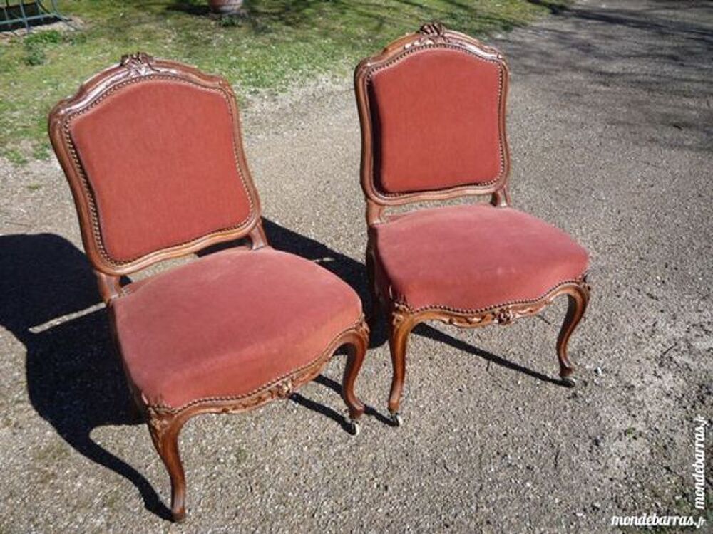 Chauffeuse,chaise basse,fauteuil Louis XV Meubles