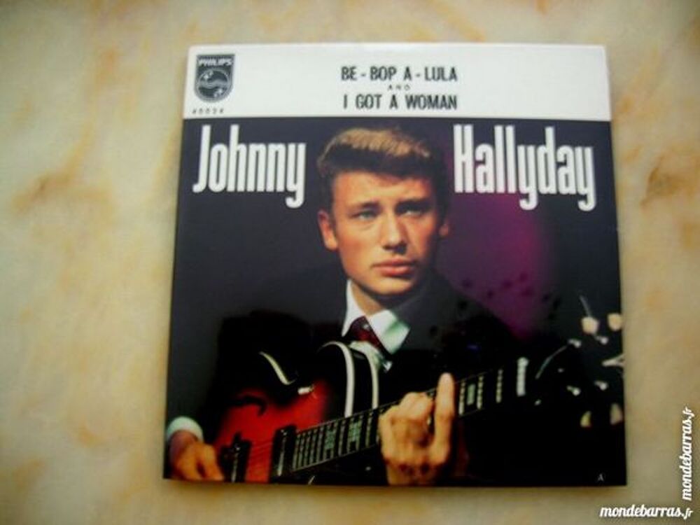 CD JOHNNY HALLYDAY Be bop a lula - En am&eacute;ricain CD et vinyles