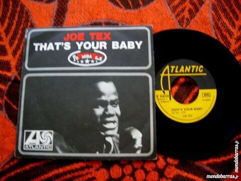 45 TOURS JOE TEX That's your baby - SOUL 21 Nantes (44)