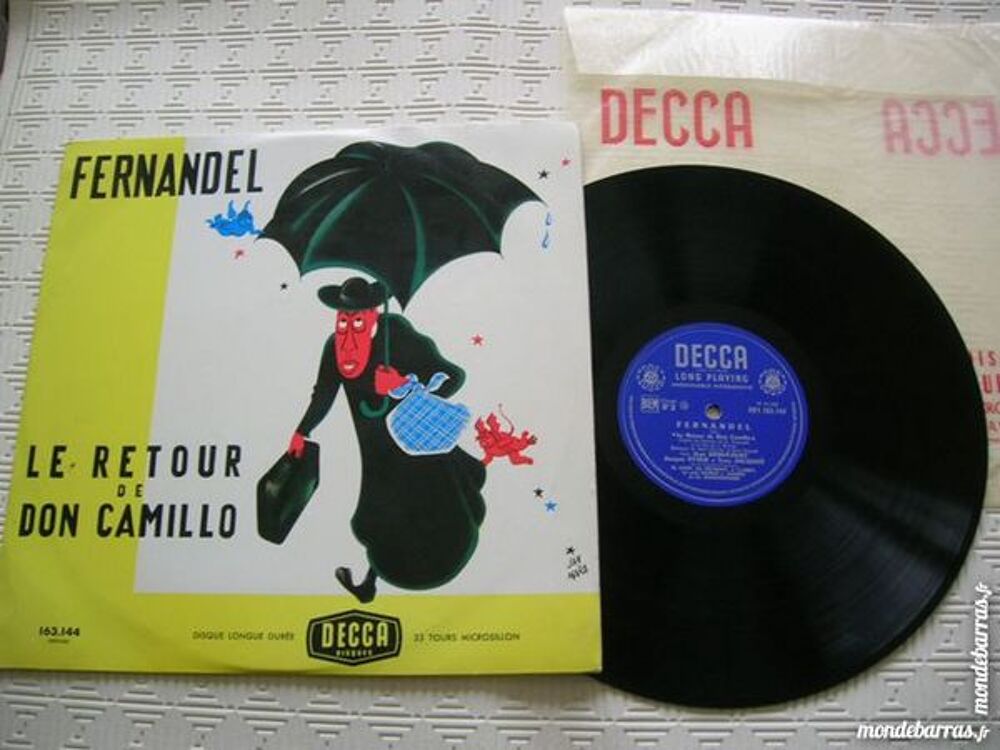 33 TOURS FERNANDEL Le retour de Don Camillo CD et vinyles
