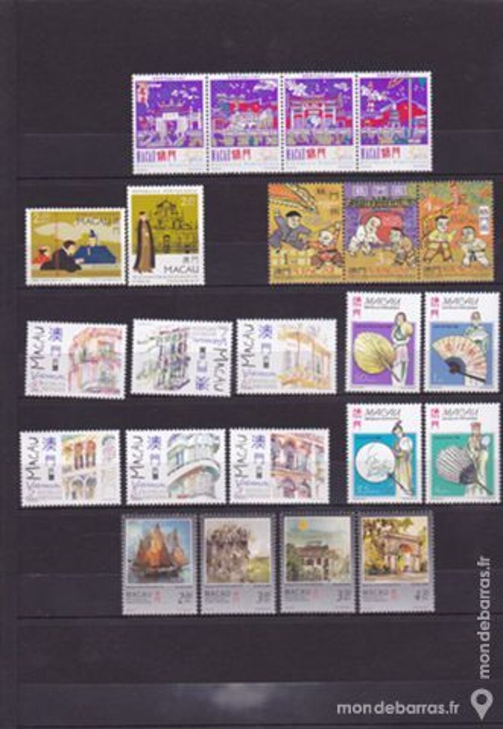 Timbres macao neuf ann&eacute;es compl&egrave;te 1997 + 09 Blocs 