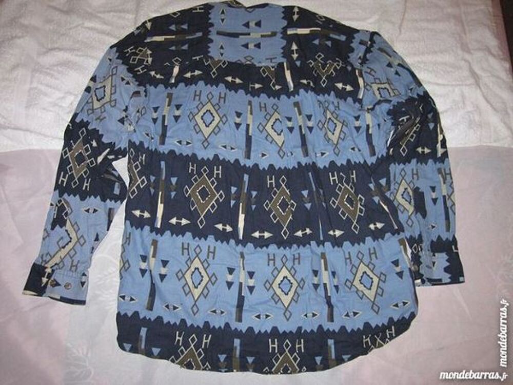 Chemise Naf Naf Coton Taille 2-3 Bleu V�tements