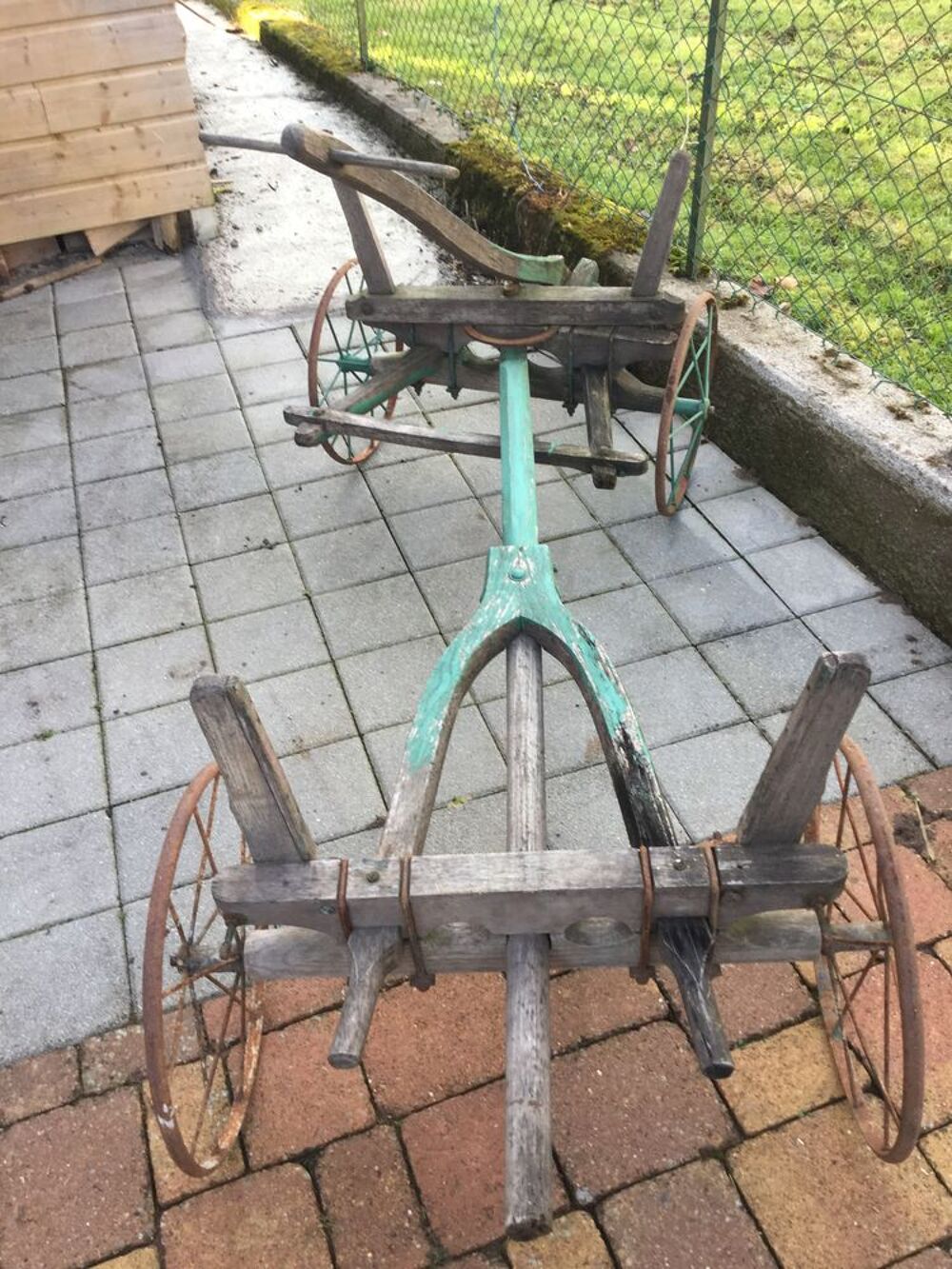 Charrette bois Jardin