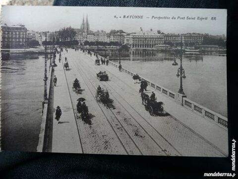 Carte postale Bayonne Perceptive du pont St Esprit 4 Bordeaux (33)