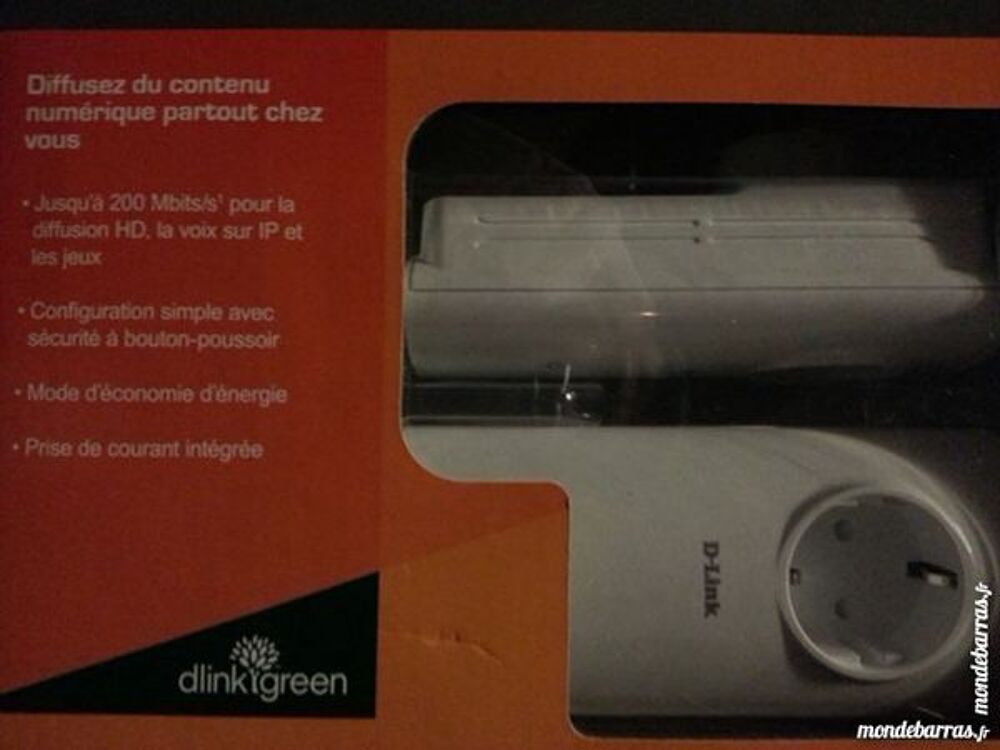 2 Adaptateurs CPL D-Link 200 Mbits/s Matériel informatique