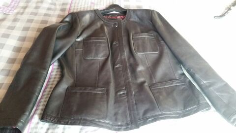 veste cuir noir  45 Sermoise-sur-Loire (58)