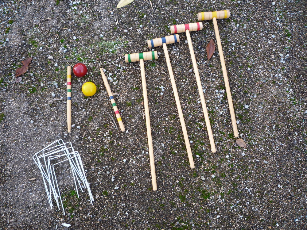 Jeux de croquet en bois Jeux / jouets