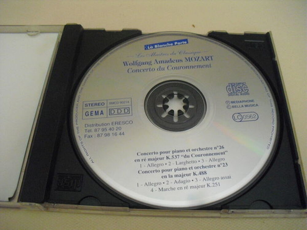 2 CD de musique classique CD et vinyles