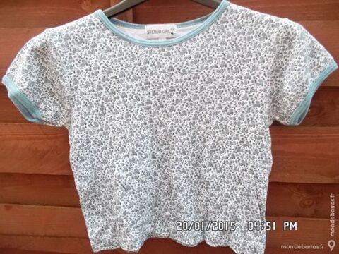 tee shirt bleu  fleurs t.8 ans kiki60230 1 Chambly (60)