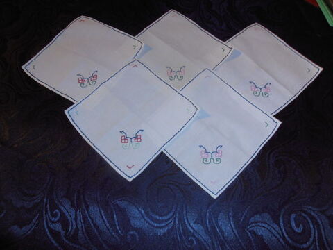 5 serviettes  th (79) 8 Tours (37)