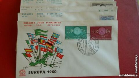lot enveloppes premier jour FDC 1960    p12 37 Grzieu-la-Varenne (69)