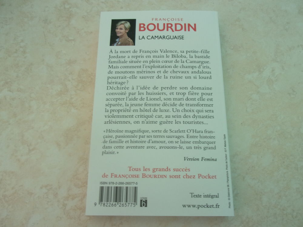 Livre "La Camarguaise" de Fran&ccedil;oise Bourdin (Neuf) Livres et BD