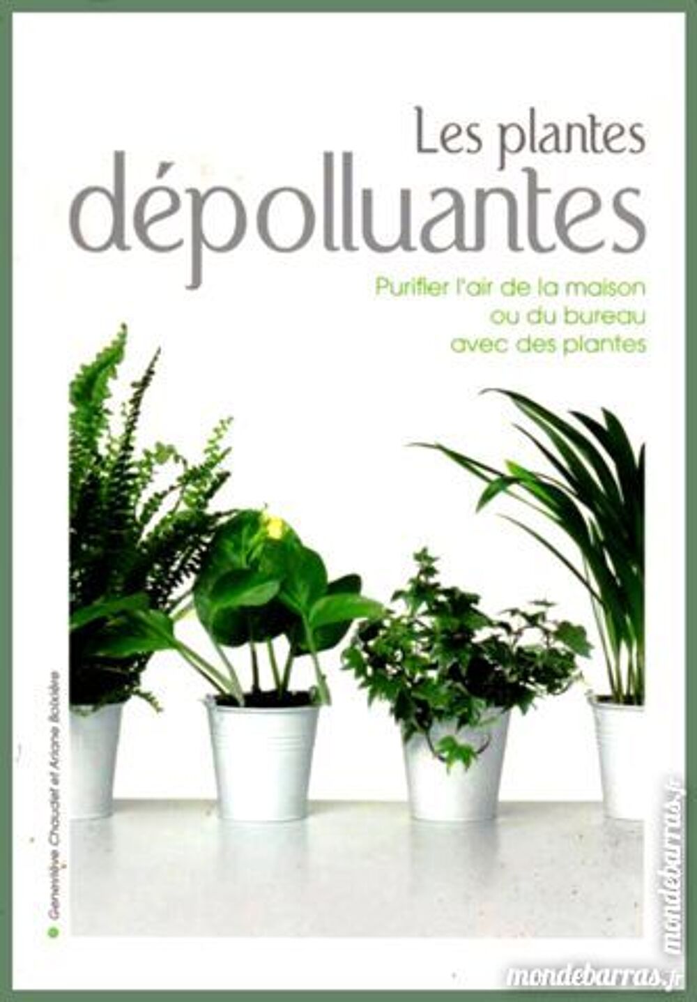 Les plantes d&eacute;polluantes Livres et BD