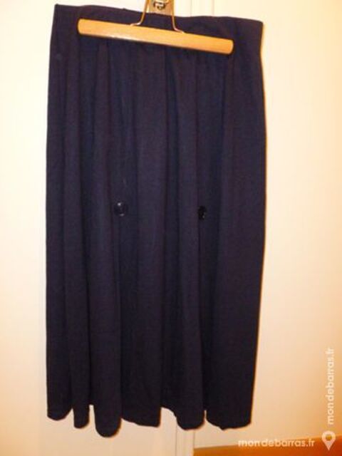 Jupe longue évasée bleu marine 5 Thiais (94)