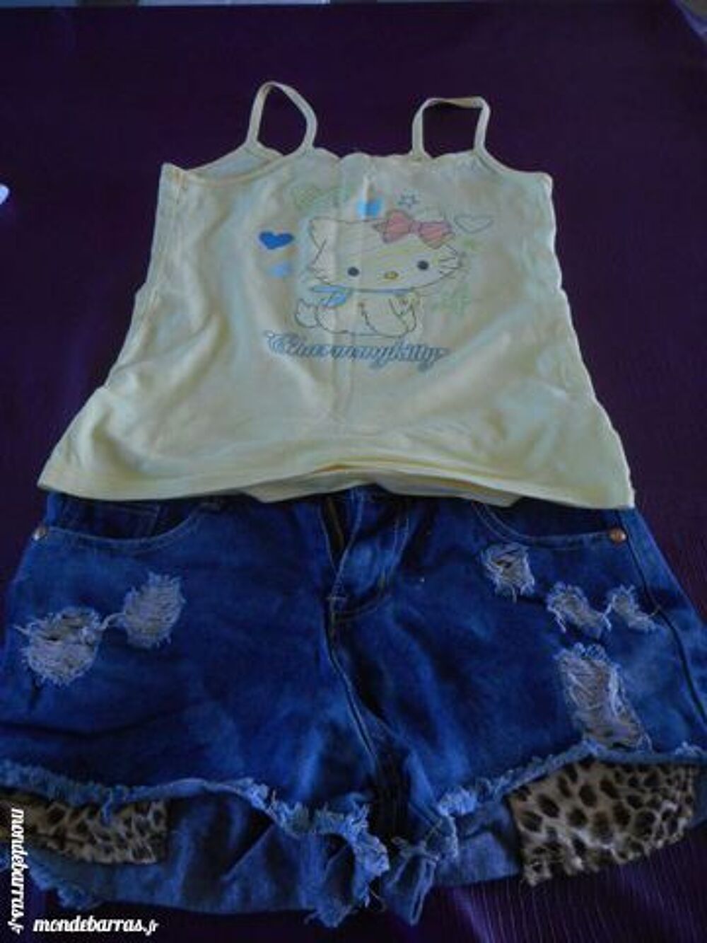 shorts + tops fille Vêtements enfants