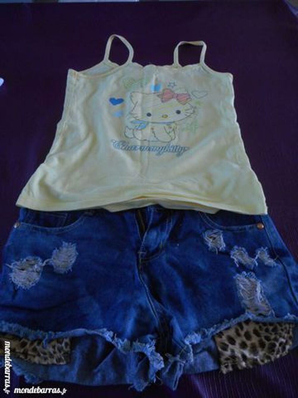 shorts + tops fille Vtements enfants