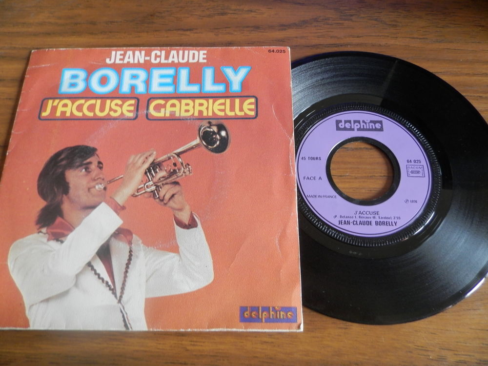 Jean Claude Borelly - J'accuse - gabrielle sardou-hallyday CD et vinyles