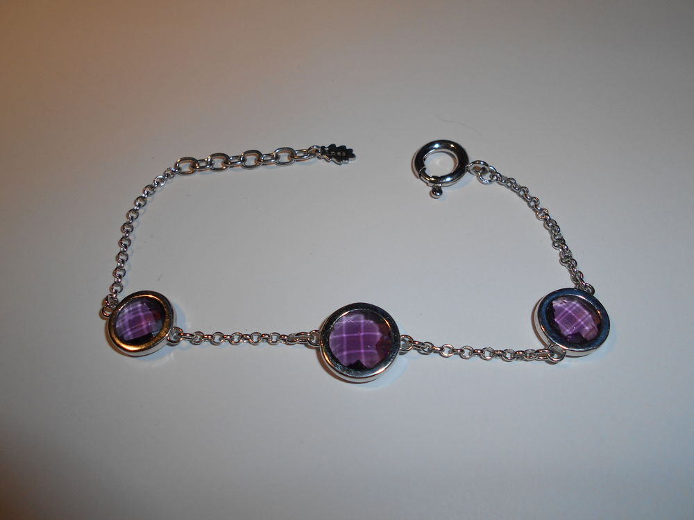 BRACELET " In&egrave;s " femme, argent Bijoux et montres