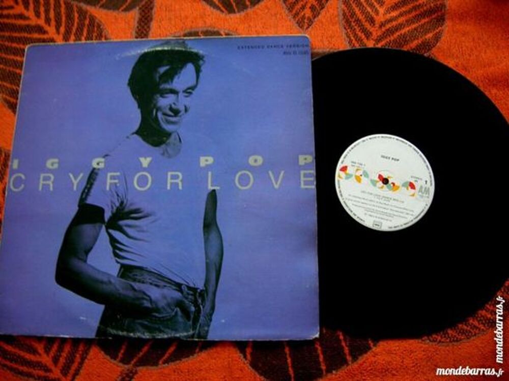 MAXI 45 TOURS IGGY POP Cry for love CD et vinyles