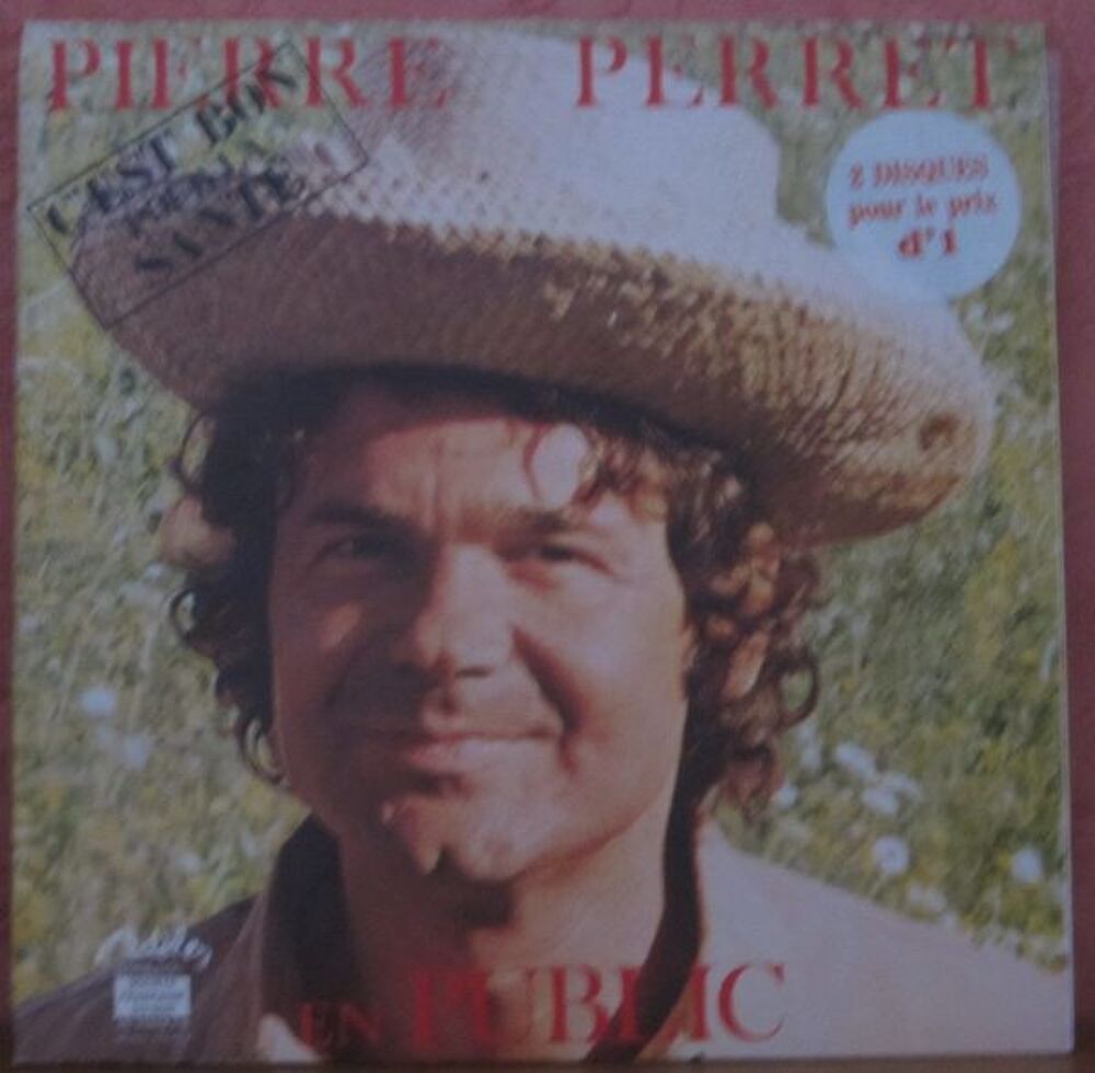 PIERRE PERRET - 2 disques 33 t - &quot;C'est bon pour la sant&eacute;&quot; CD et vinyles