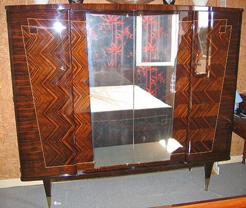 Chambre 3 pices Hyp & Claeys vernis polyester 2000 Oullins (69)