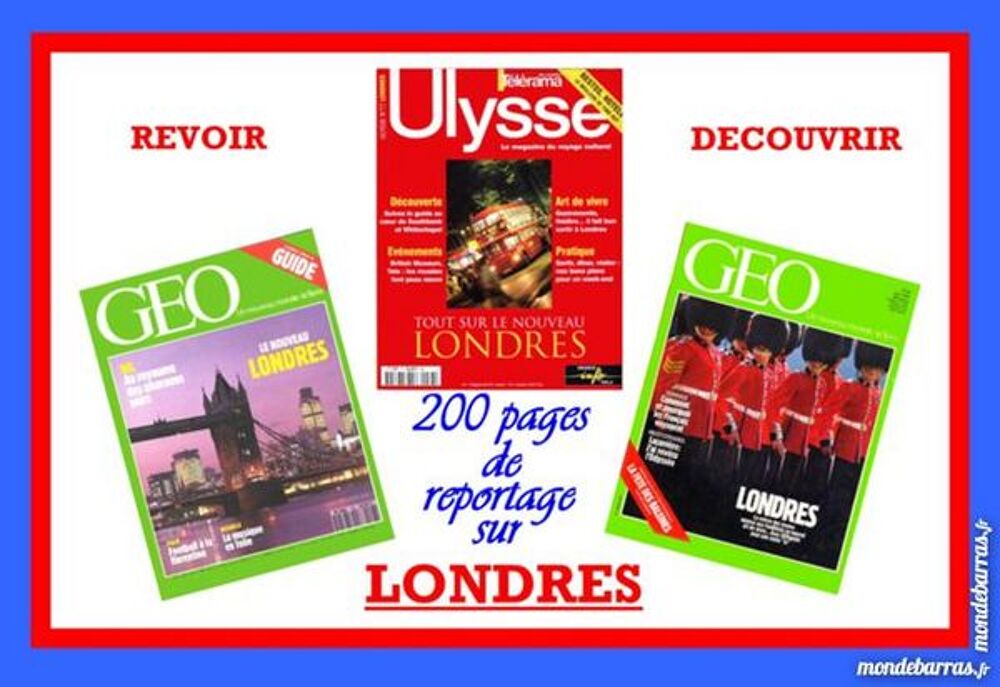 LONDRES - g&eacute;o - ANGLETERRE / les-livres-de-jac Livres et BD