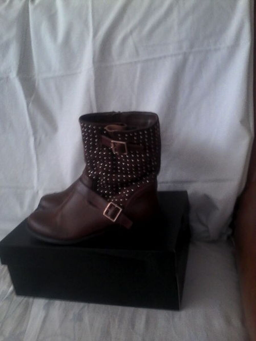 BOTTINES MARRONS THE DIVINE FACTORY Chaussures