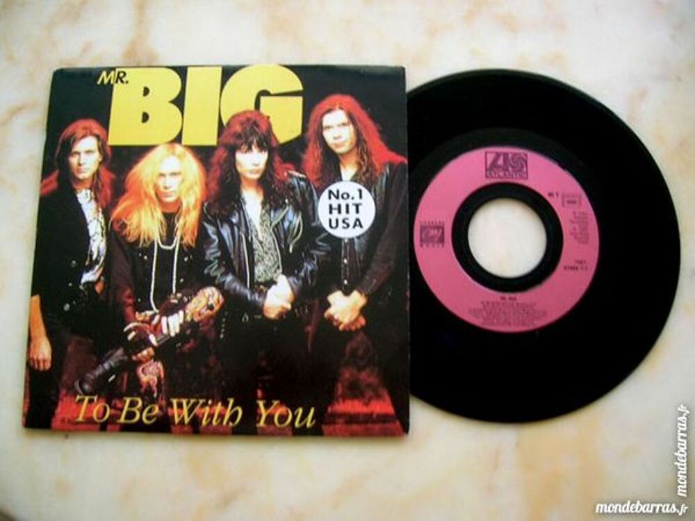 45 TOURS MR BIG To Be With You- HARD ROCK CD et vinyles