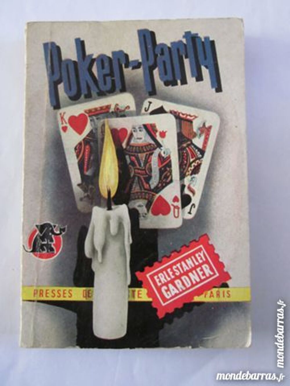 POKER PARTY par E. S. GARDNER roman policier Livres et BD