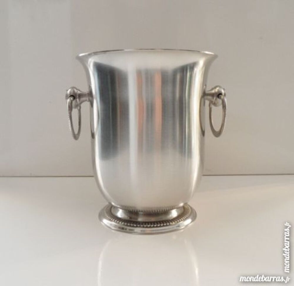 SEAU A GLACE VINTAGE JEAN COUZON ORFEVRE inox Décoration