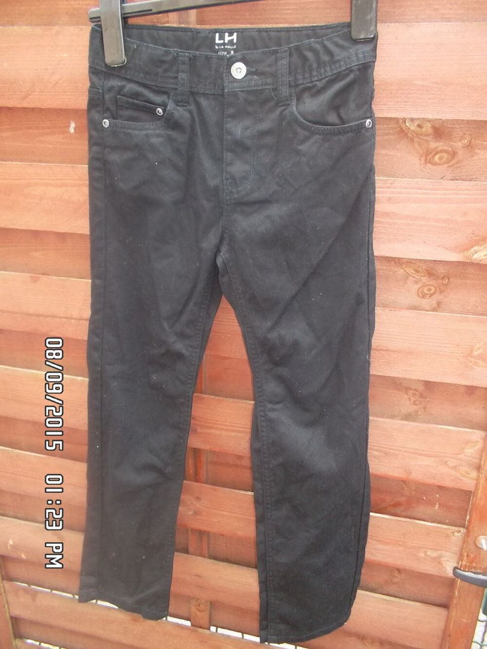 JEAN NOIR T.8 A*JUSTE 2E*KIKI60230 Vêtements enfants