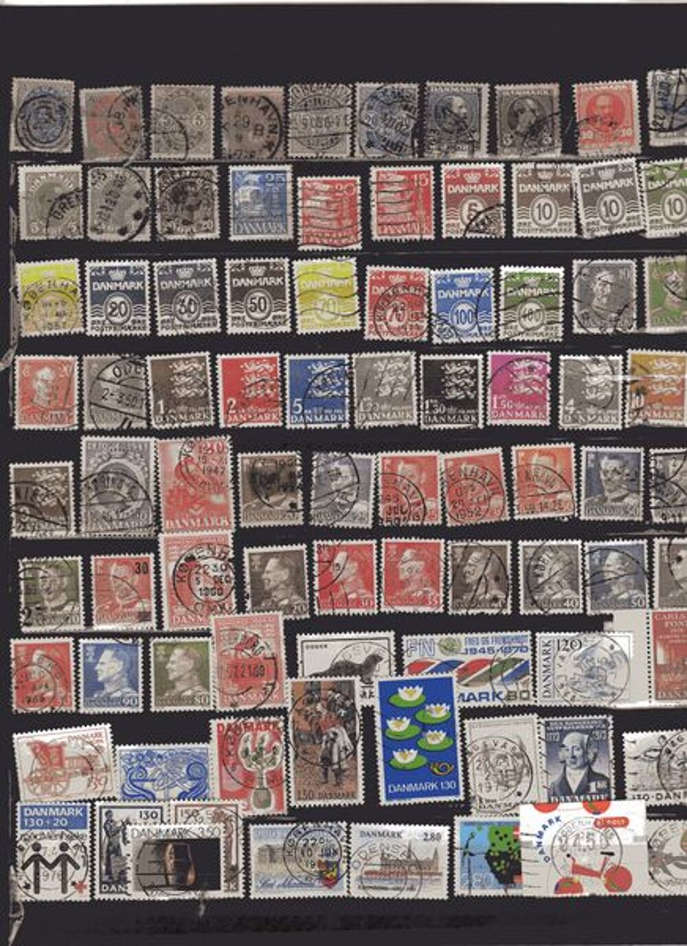 lot:1/ TIMBRES DU danemark 