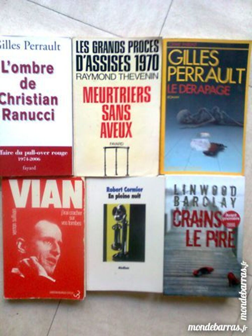 6 romans - Vian , Ranucci … c1zoe Livres et BD