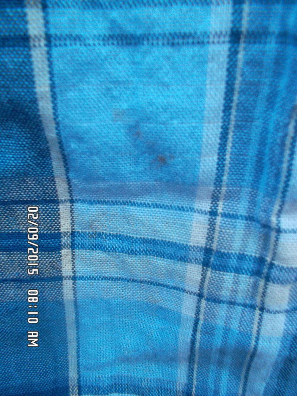 CHEMISIER BLEU A CARREAUX T.46*2E*KIKI60230 Vêtements
