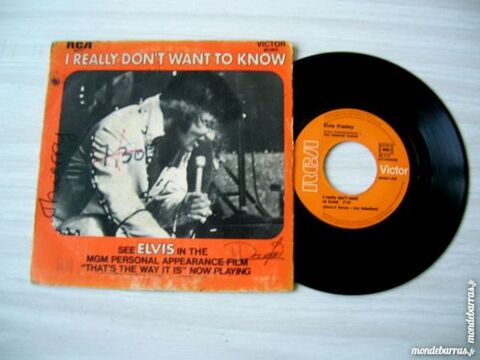45 TOURS ELVIS PRESLEY I really don't want to know 15 Nantes (44)