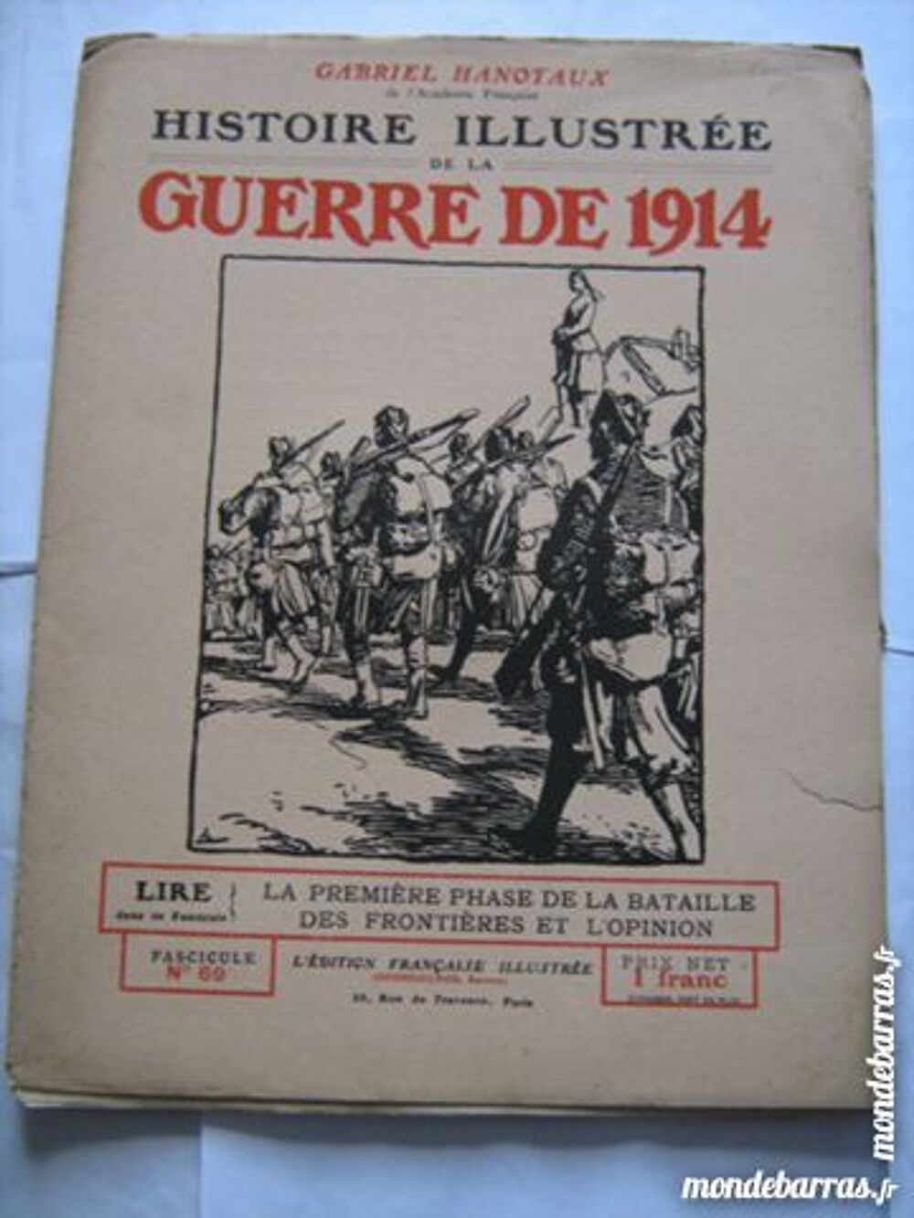 GUERRE DE 1914 N&deg; 69 Livres et BD