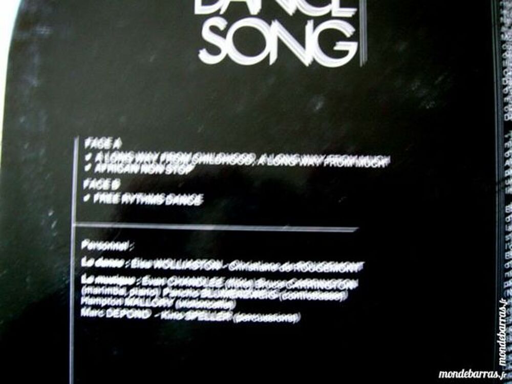 33 TOURS FREE DANCE SONG Free rythms dance CD et vinyles