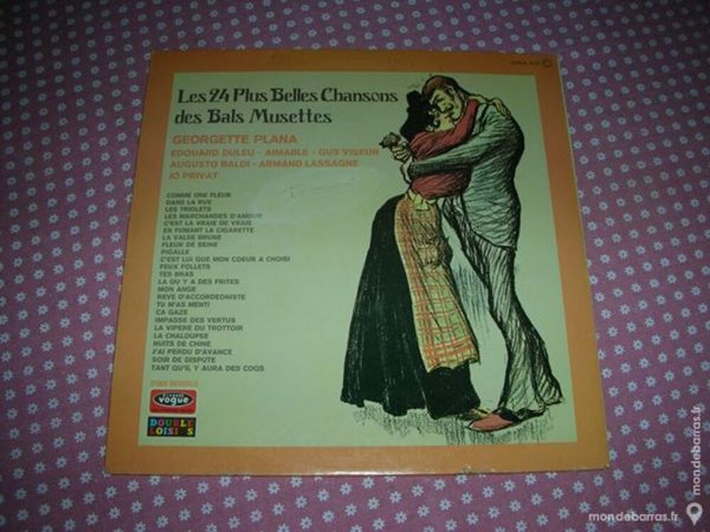 LES 24 PLUS BELLES CHANSONS DES BALS MUSETTES CD et vinyles