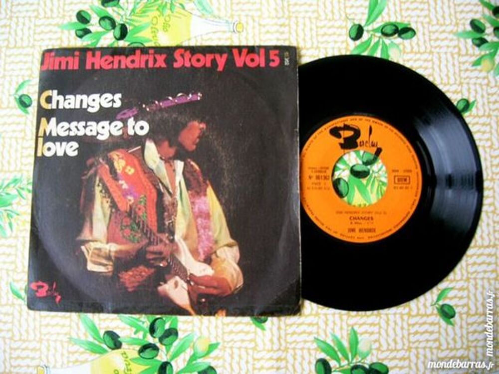 45 TOURS JIMI HENDRIX Changes/Message to love CD et vinyles